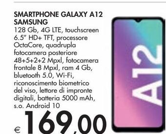 Bennet Smartphone galaxy a12 samsung offerta