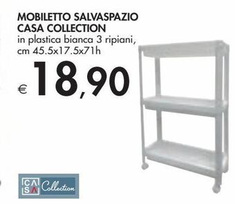 Bennet Mobiletto salvaspazio casa collection offerta