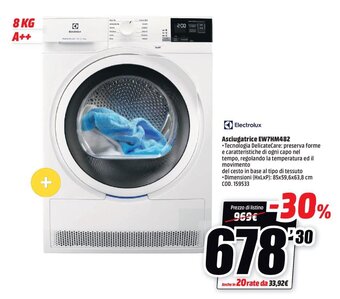 MediaWorld Electrolux Asciugatrice EW7HM482 offerta