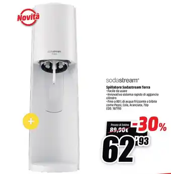 MediaWorld Sodastream Terra Spillatore offerta