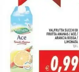 Gros Valfrutta Succhi di frutta Ananas 1,5L offerta