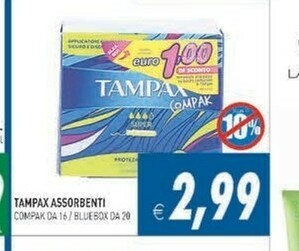Gros Tampax Assorbenti interni offerta