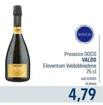 Valdo Prosecco DOCG Elevantum Valdobbiadene 75 cl