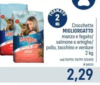 Migliorgatto Crocchette manzo e fegato/salmone e aringhe/ pollo, tacchino e verdure 2 kg