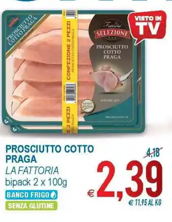 MD Discount Prosciutto Cotto Praga La Fattoria bipack 2 x 100 g offerta