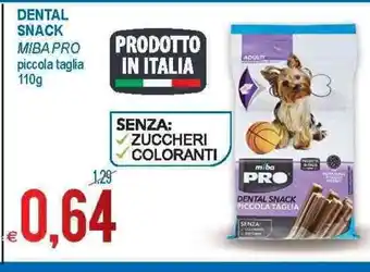 MD Discount Miba pro Dental Snack piccola taglia 110 g offerta