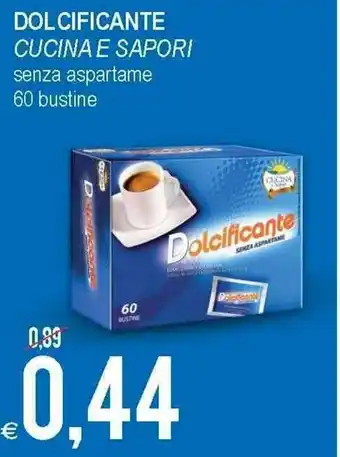 MD Discount Cucina E Sapori Dolcificante senza aspartame 60 bustine offerta