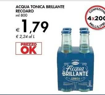 Recoaro Acqua Tonica Brillante