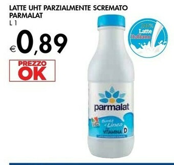 Bennet Parmalat Latte parzialmente scremato offerta