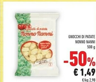 Conad Nonno Nanni Gnocchi di patate offerta