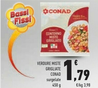 Conad Conad - Contorno Misto Grigliato 450 G(ml) offerta