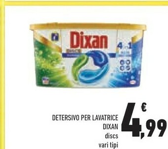 Conad Dixan Detersivo lavatrice offerta