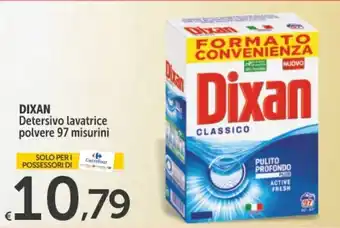 Carrefour Express Dixan Detersivo lavatrice polvere 97 misurini offerta