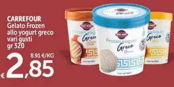 Carrefour Express Carrefour Gelato Frozen allo yogurt greco 320 gr offerta