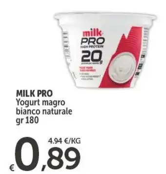 Carrefour Express Milk Pro Yogurt magro bianco naturale 180 gr offerta