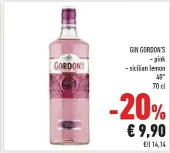 Conad Gordon's Gin Pink / Sicilian Lemon offerta