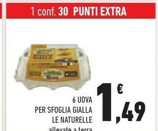 Conad Le Naturelle Uova offerta