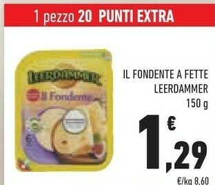Conad Leerdammer Formaggio offerta