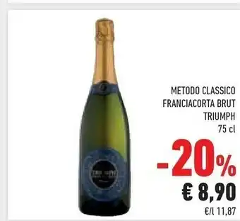 Conad Franciacorta Metodo Classico Brut Triumph 75 Cl offerta