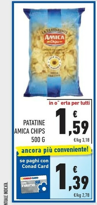Conad Amica chips Patatine offerta