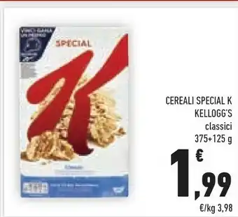 Conad Kellogg's Cereali Special K Classici offerta