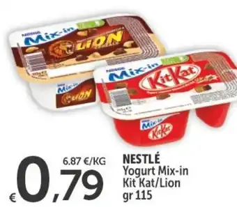 Carrefour Express Nestlé Yogurt Mix-In KitKat/Lion 115 gr offerta