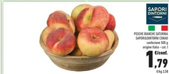 Conad Sapori Pesche offerta