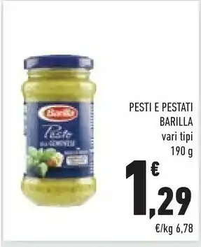Conad Barilla Pesti E Pestati offerta