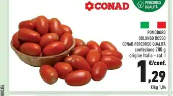 Conad Conad Pomodoro Oblungo Rosso Percorso Qualita offerta