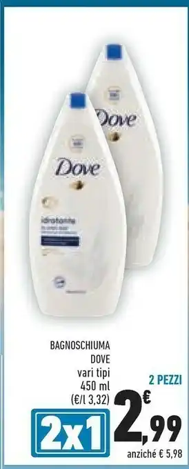Conad Dove Bagnoschiuma Idratante offerta