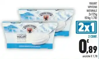 Conad Vipiteno Yogurt Naturale offerta