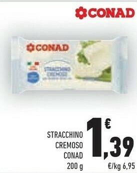 Conad Conad Stracchino Cremoso offerta