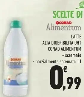 Conad Conad Latte Alta Digeribilita Uht Alimentum Parzialmente Scremato offerta
