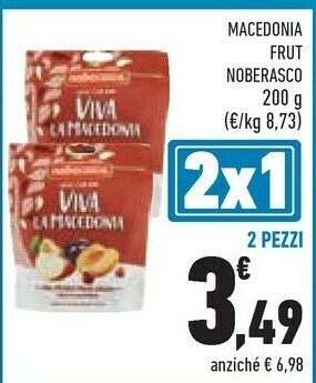 Conad Noberasco Viva La Macedonia Con Cranberry 200 G(ml) offerta