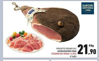 Conad Conad Sapori & Dintorni Prosciutto Toscano Dop offerta