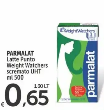 Carrefour Express Parmalat Latte Punto Weight Watchers scremato UHT 500 ml offerta