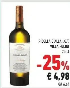 Conad Villa Folini Ribolla Gialla Igt offerta