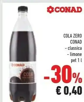 Conad Conad Cola Zero offerta