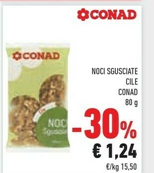 Conad Conad - Noci Sgusciate 80 G(ml) offerta