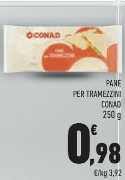 Conad Conad Pane Per Tramezzini offerta