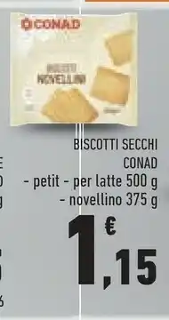 Conad Conad Biscotti Secchi Petit offerta