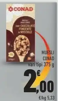 Conad Conad Muesli offerta