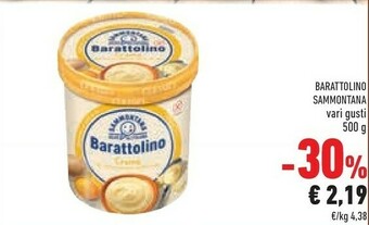 Conad Sammontana Barattolino Crema 500 G(ml) offerta