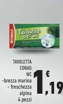 Conad Conad Tavoletta Wc offerta