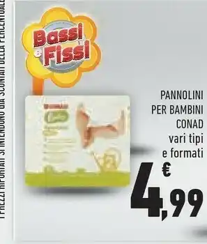 Conad Conad Pannolini Per Bambini offerta