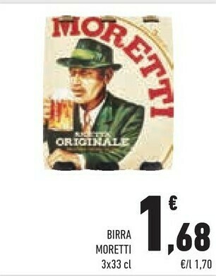 Conad Moretti Birra offerta
