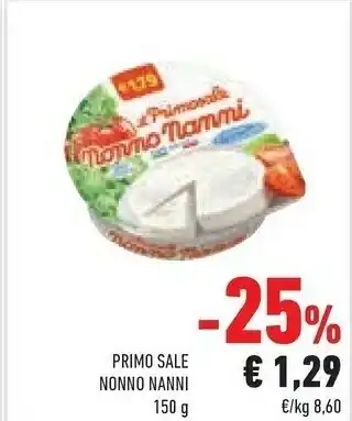 Conad Nonno Nanni Il Primosale 150 G(ml) offerta