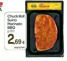 Carrefour Chuck Roll Suino Marinato BBQ offerta