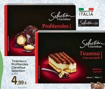 Carrefour Tiramisu Profiteroles