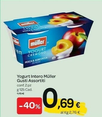 Carrefour Muller Yogurt Intero offerta